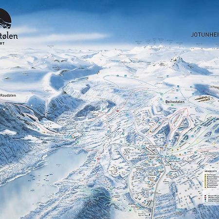 Leilighet Beitostolen Sentrum, Terrasse Og Innendors Parkering 外观 照片
